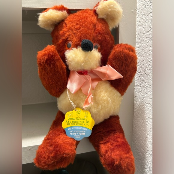 A & L Novelty Toy Co Toys Vintage Al Novelty Toy Company Teddy Bear